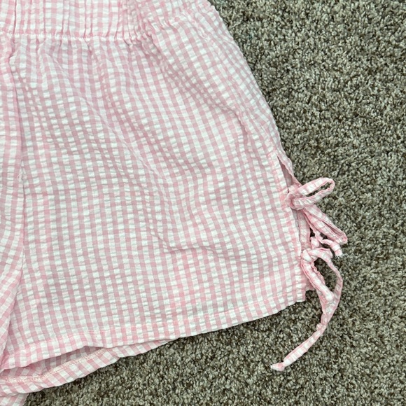 Altar’d State Pink Gingham Tube Top and Shorts Set - Picture 4 of 11